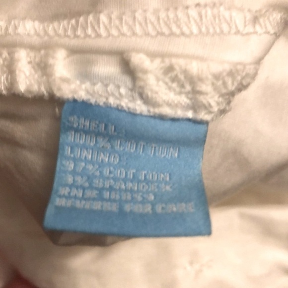 J. McLaughlin Skirt NWT Adele Cotton Eyelet Soft White Fully Lined Size 10 - Picture 6 of 10